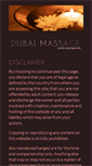 Mobile Screenshot of dubai-massage-uae.com