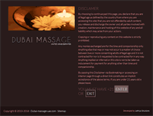 Tablet Screenshot of dubai-massage-uae.com